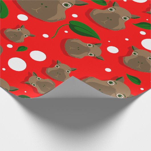 Kapybara Geschenkpapier (Ecke)