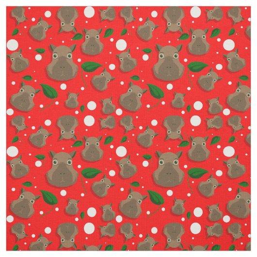 Kapybara Stoff (Muster)