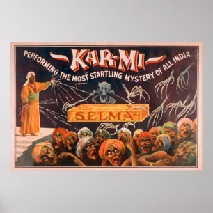 Kar-mi "Das Erstaunlichste Geheimnis von ganz Indi Poster