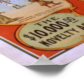 KAR-MI Magician Troupe VAUDEVILLE Poster (Ecke)