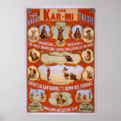 KAR-MI Magician Troupe VAUDEVILLE Poster (Vorne)