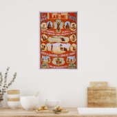 KAR-MI Magician Troupe VAUDEVILLE Poster (Küche)