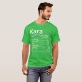 KARA Nutrition Personalized Name Funny Christmas G T-Shirt (Vorne ganz)