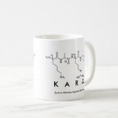 Kara Peptidname Tasse (VorderseiteRechts)