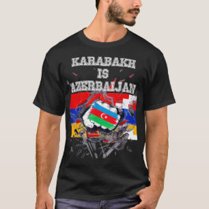Karabakh ist Aserbaidschan Qarabag ist meine heima T-Shirt