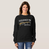 Karabiner 98k German WW2 Rifle Diagram Sweatshirt (Vorne ganz)