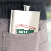 Karabiner zum Klettern mit Gewehr Flachmann (Beispiel)