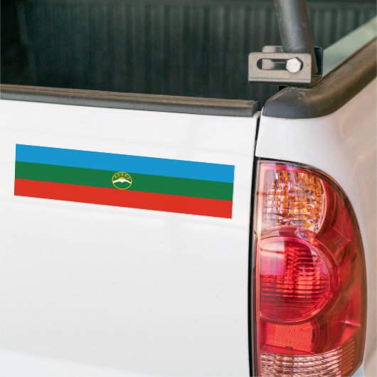 Karachay Cherkessia Flag Autoaufkleber (Auf Lkw)
