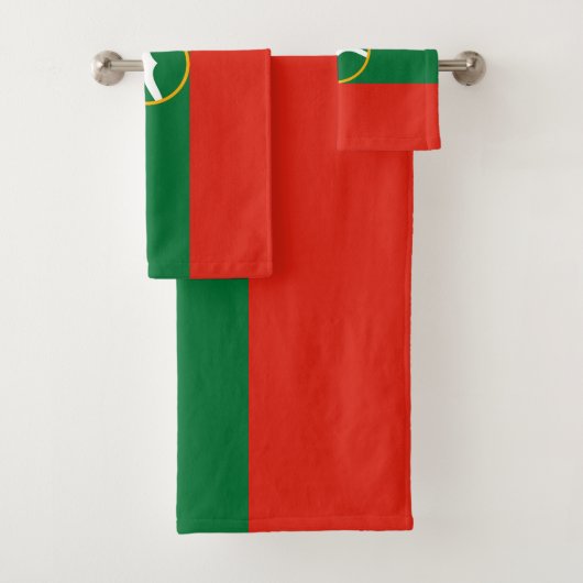 Karachay Cherkessia Flag Badhandtuch Set (Insitu)
