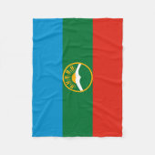 Karachay Cherkessia Flag Fleecedecke (Vorderseite)