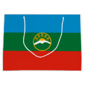 Karachay Cherkessia Flag Große Geschenktüte (Vorderseite)