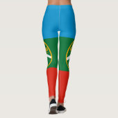 Karachay Cherkessia Flag Leggings (Rückseite)