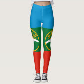 Karachay Cherkessia Flag Leggings (Vorderseite)