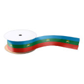 Karachay Cherkessia Flag Satinband (Spule)