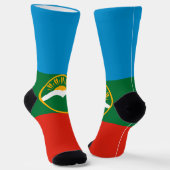 Karachay Cherkessia Flag Socken (Gewinkelt)