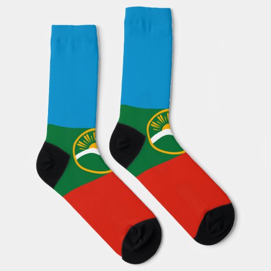 Karachay Cherkessia Flag Socken (Rechts)