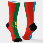 Karachay Cherkessia Flag Socken (Gewinkelt)