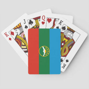 Karachay Cherkessia Flag Spielkarten