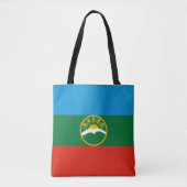 Karachay Cherkessia Flag Tasche (Vorderseite)