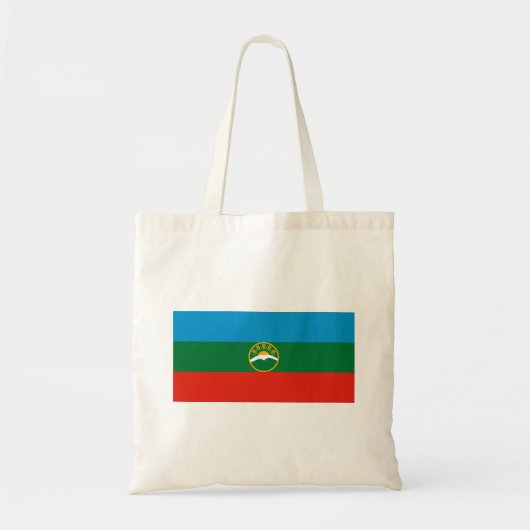Karachay Cherkessia Flag Tragetasche (Vorne)