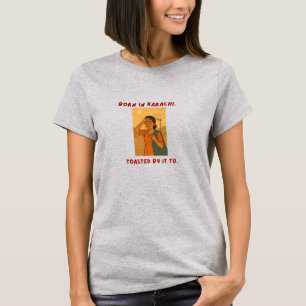 Karachi Girl in der Hitze - Funny & Relaunch Graph T-Shirt