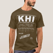 Karachi Jinnah Int'l Airport KHI Tee Shirt: (Vorderseite)