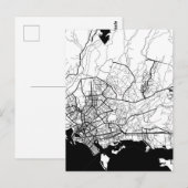 Karachi Pakistan Map Postkarte (Vorne/Hinten)