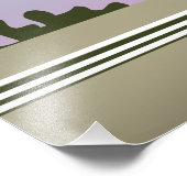 Karachi Pakistan Reiseplakat Fotodruck (Ecke)