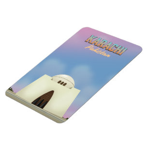 Karachi Pakistan Reiseplakat Magnet