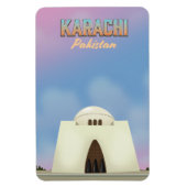 Karachi Pakistan Reiseplakat Magnet (Vertikal)