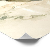 Karaffe und grünes Glas Kunstprint Poster (Ecke)