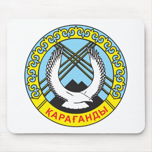 Karaganda Wappen Mousepad (Vorne)