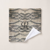 Karaka Burlap Badhandtuch Set (Waschlappen)