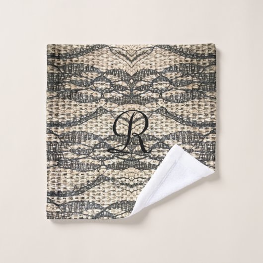 Karaka Burlap Badhandtuch Set (Waschlappen)