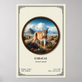 Karakal-Zoologie-Serie Poster (Vorne)