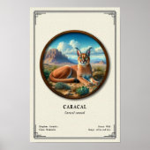 Karakal-Zoologie-Serie Poster (Vorne)
