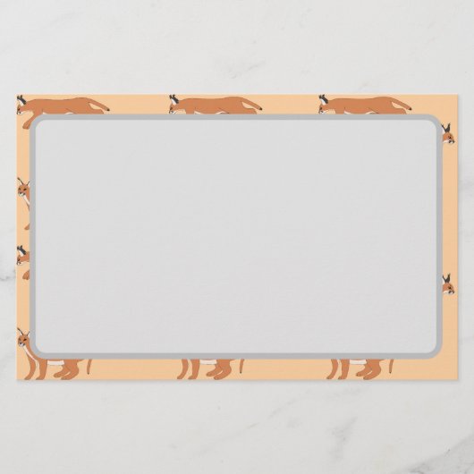 Karakals Briefpapier (Vorderseite)