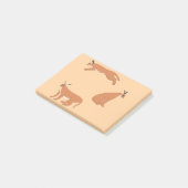 Karakals post-it klebezettel (angewinkelt)