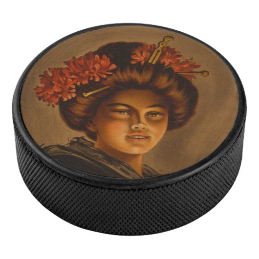 Karama: Japanische Romance Geisha-Schauspielerin Eishockey Puck (3/4)