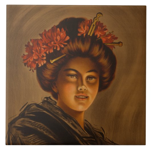 Karama: Japanische Romance Geisha-Schauspielerin Fliese (Vorderseite)