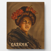 Karama: Japanische Romance Geisha-Schauspielerin Fotoplatte (Vorderseite)