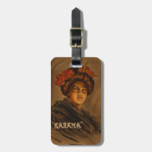 Karama: Japanische Romance Geisha-Schauspielerin Gepäckanhänger (Vorderseite vertikal)