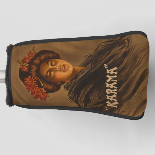 Karama: Japanische Romance Geisha-Schauspielerin Golf Headcover (Vorderseite)