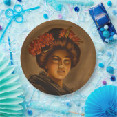 Karama: Japanische Romance Geisha-Schauspielerin Pappteller (Party)