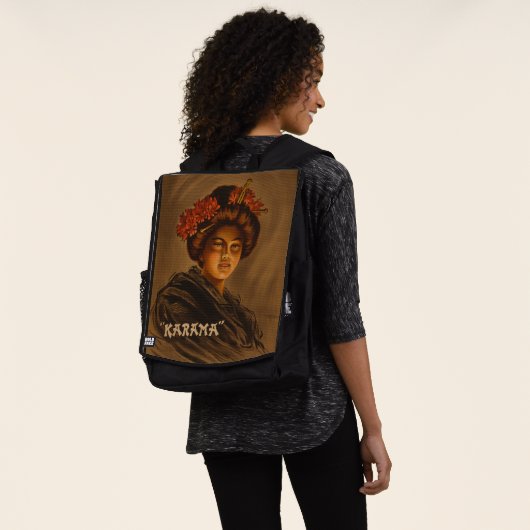 Karama: Japanische Romance Geisha-Schauspielerin Rucksack (Ausgewaschen)