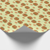 Karamell-Äpfel Geschenkpapier (Ecke)