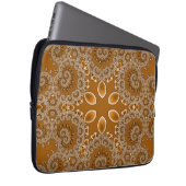 Karamell-Fraktal-Spitze Laptopschutzhülle (Vorne Rechts)