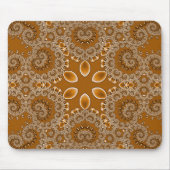 Karamell-Fraktal-Spitze Mousepad (Vorne)