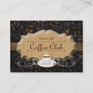 Karamell Kaffee-Verein-Lochkarte-Bohnen'n Latte Treuekarte