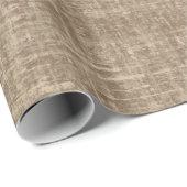 Karamell Leinen Geschenkpapier (Rolleneckpunkt)